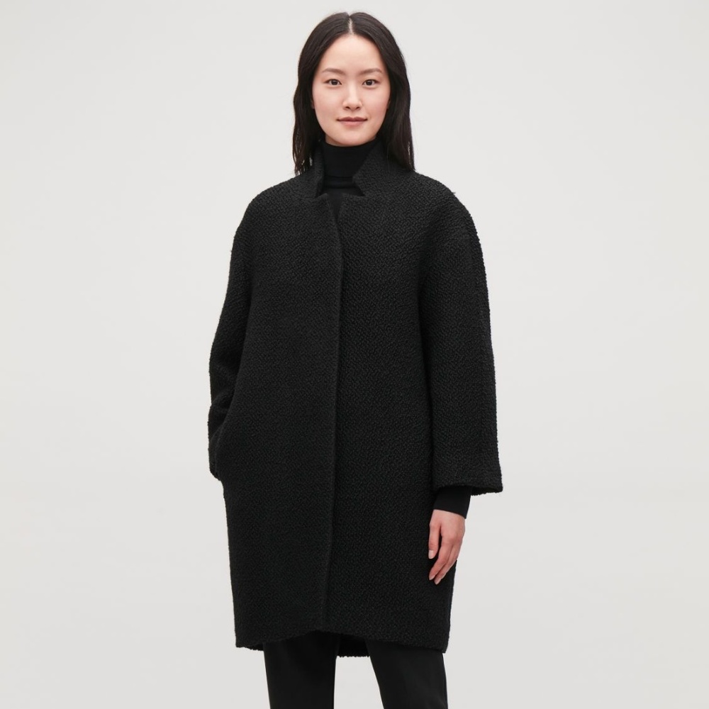 Cos BOUCLE-WOOL COCOON COAT